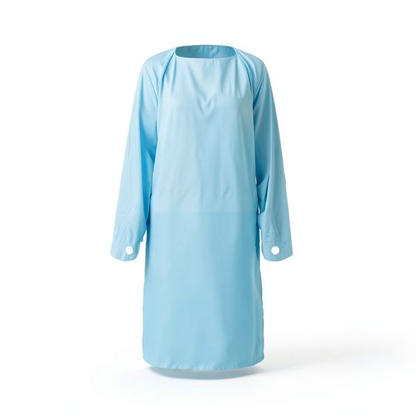 TrelaCo Disposable Isolation Gowns Blue Unisex-1