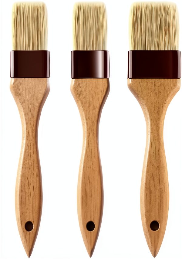 NXRACSH Pastry Brush Beech Wood Boar Hair Basting Kitchen-0