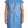 Medical Disposable Paper Gowns Unisex Standard Black-0