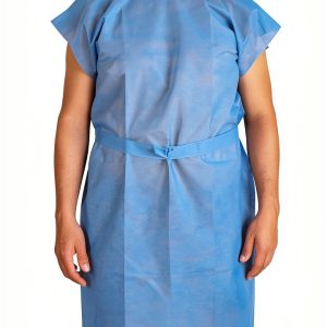 Medical Disposable Paper Gowns Unisex Standard Black-0