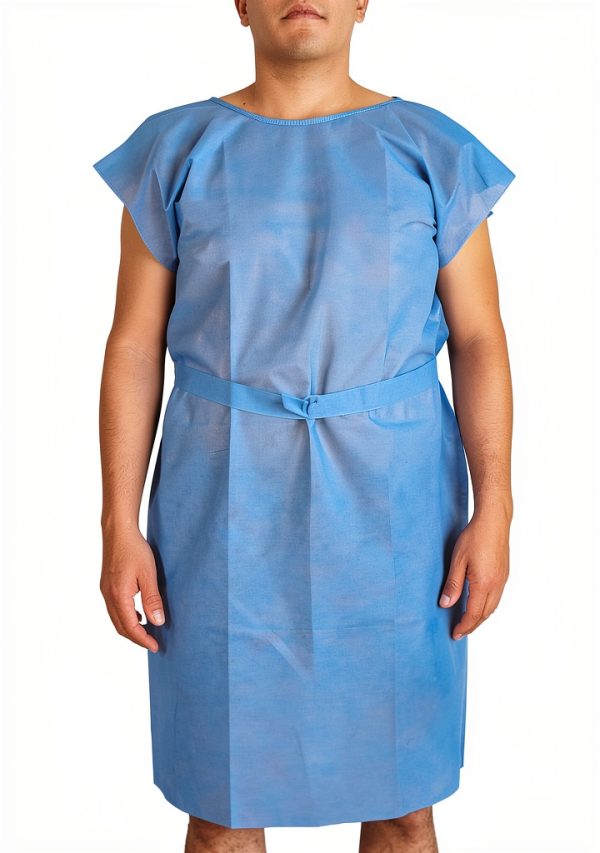 Medical Disposable Paper Gowns Unisex Standard Black-0