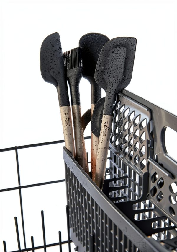 All-Clad Spatula Stainless Steel Black Silicone Kitchen Tool-6