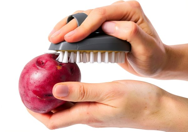 Chef'n Vegetable Brush Flexible Nylon Bristles Ergonomic-5