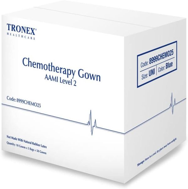 Tronex Chemo Isolation Gown AAMI Barrier Large-2