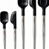 All-Clad Silicone Spatula Set Stainless Steel Kitchen Tools-0