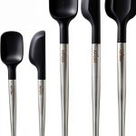 All-Clad Silicone Spatula Set Stainless Steel Kitchen Tools-0