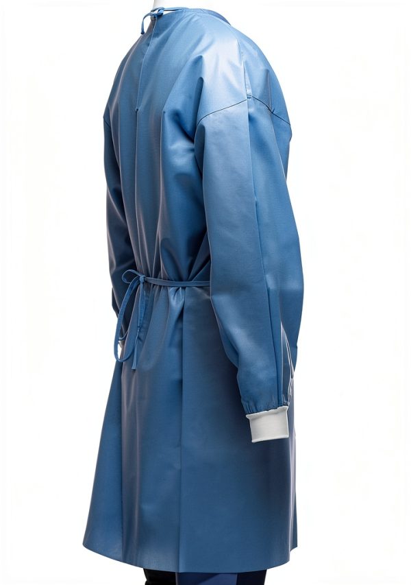 Tronex AAMI Chemo Isolation Gown Blue Fluid-2