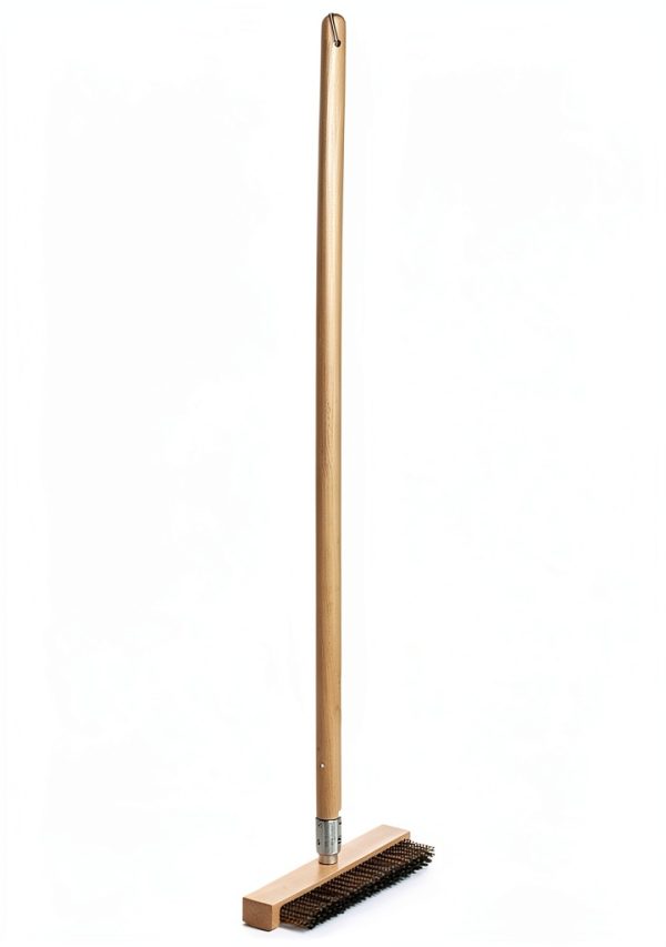 American Metalcraft Cleaning Brush 65 Tuft Wood Handle-0