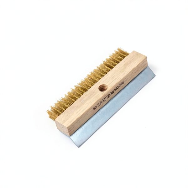 American Metalcraft Cleaning Brush 65 Tuft Wood Handle-4