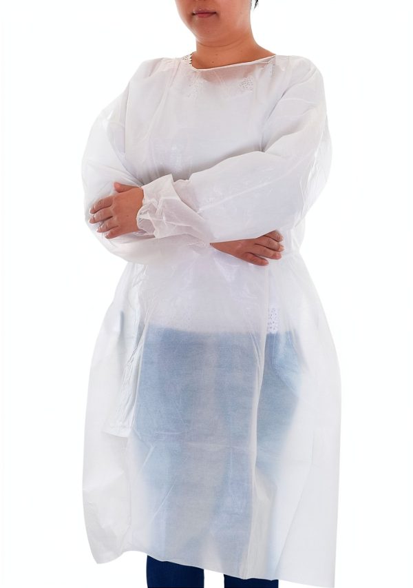 Dealmed Medical Isolation Gown Poly-Coated-1