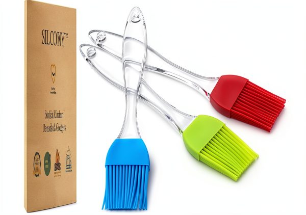 Silicone Pastry Brush Silcony Heat Resistant Dishwasher Safe-0