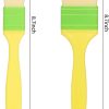 Plastic Pastry Brushes yeabwps Yellow Dishwasher Safe Baking-1