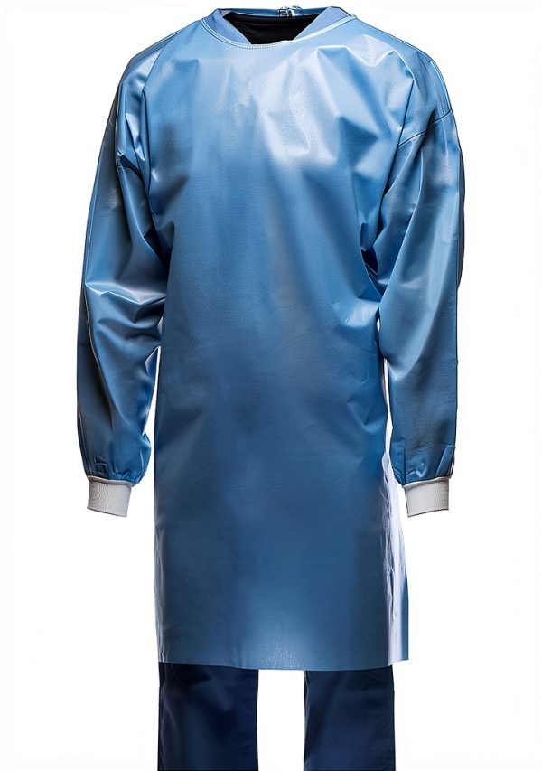 Tronex AAMI Chemo Isolation Gown Blue Fluid-0