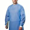 Tronex AAMI Chemo Isolation Gown Blue Fluid-1