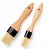 NXRACSH Pastry Brushes Beech Wood Boar Hair Basting Kitchen-2