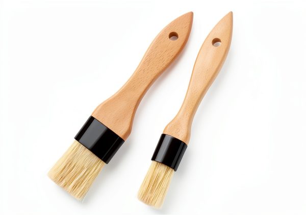 NXRACSH Pastry Brushes Beech Wood Boar Hair Basting Kitchen-2