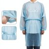 Disposable Lab Coat TrelaCo PP Long Sleeve Adult-3