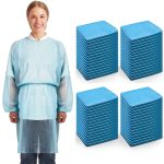 Disposable Lab Coat TrelaCo PP Long Sleeve Adult-0