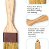 NXRACSH Pastry Brush Beech Wood Boar Hair Basting Kitchen-3