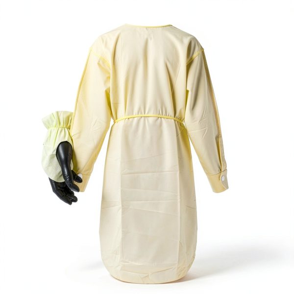 Frontline Level 2 Yellow Disposable Gowns Medical Isolation-4