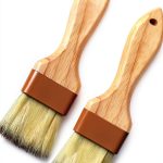 NXRACSH Boar Hair Pastry Brush Wood Handle Dishwasher Safe-0