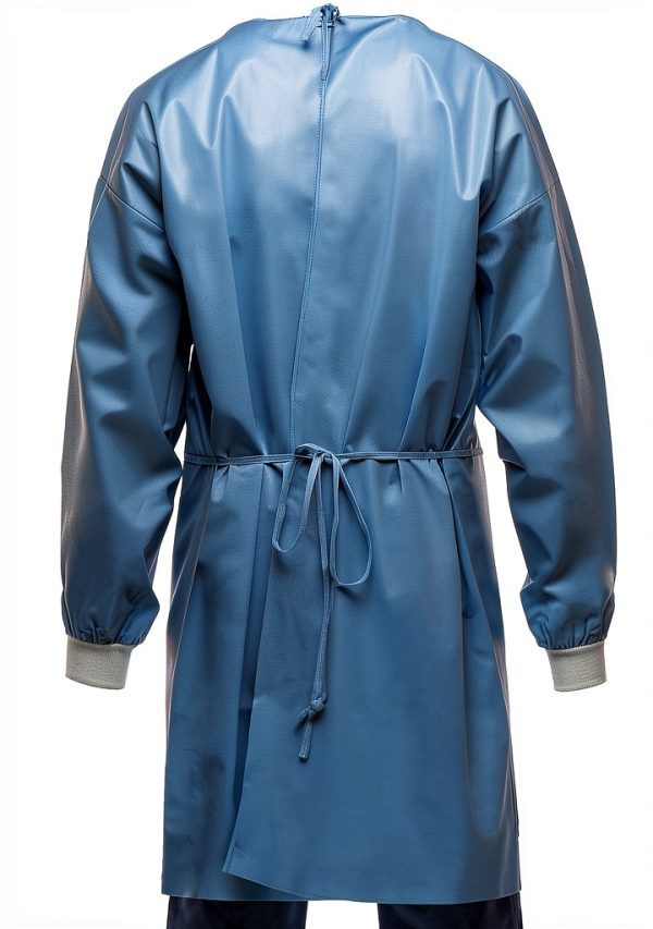 Tronex AAMI Chemo Isolation Gown Blue Fluid-4