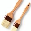 NXRACSH Pastry Brushes Beech Wood Boar Hair Basting Kitchen-4