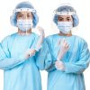 TrelaCo Disposable Isolation Gowns Blue Unisex-6