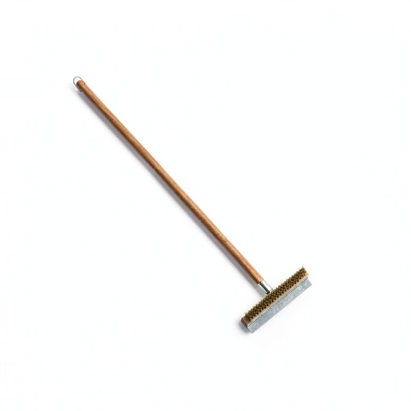 American Metalcraft Cleaning Brush 65 Tuft Wood Handle-2