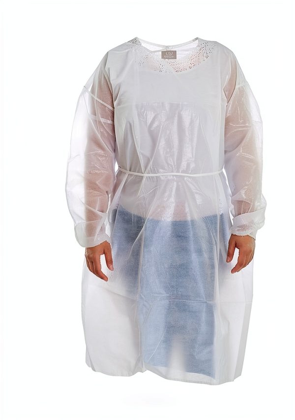 Dealmed Medical Isolation Gown Poly-Coated-0