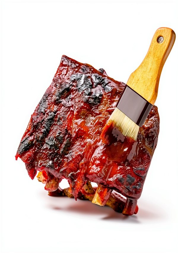 NXRACSH Boar Hair Pastry Brush Wood Handle Dishwasher Safe-5