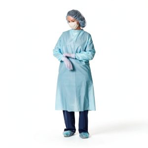 Cardinal Health Surgical Gowns Polyethylene Film Protection-0