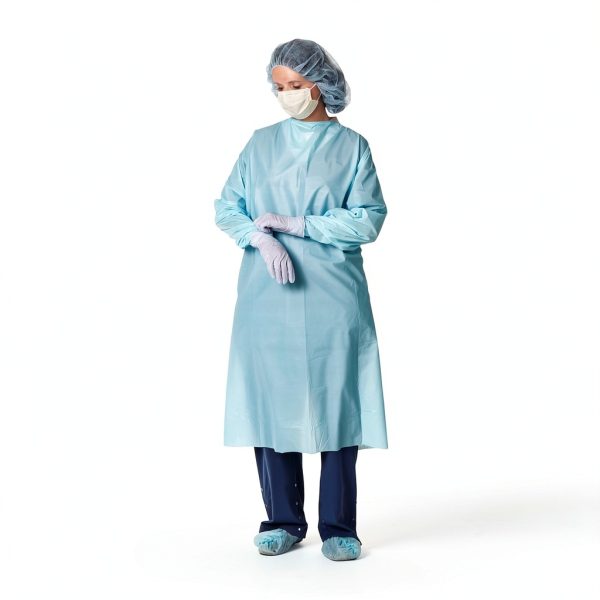 Cardinal Health Surgical Gowns Polyethylene Film Protection-0