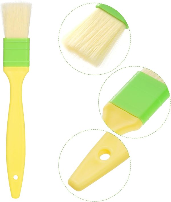 Plastic Pastry Brushes yeabwps Yellow Dishwasher Safe Baking-2