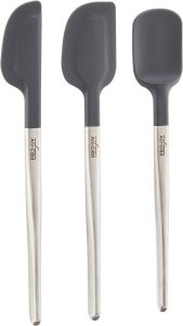 All-Clad Spatula Set Stainless Steel Black Kitchen Tools-0