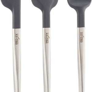 All-Clad Spatula Set Stainless Steel Black Kitchen Tools-0