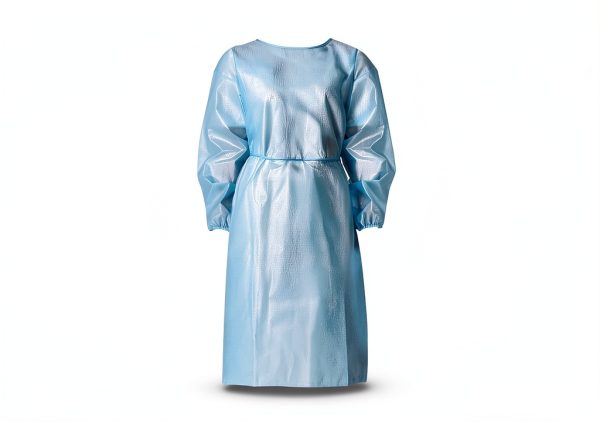 Medical Nation Isolation Gown Blue 45gsm PPE-3