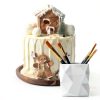Jxiwfvl Cake Decorating Brushes Set Wooden Food Safe-3