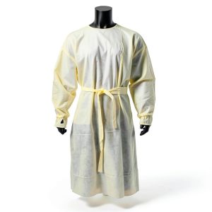 Frontline Level 2 Yellow Disposable Gowns Medical Isolation-0