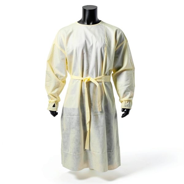 Frontline Level 2 Yellow Disposable Gowns Medical Isolation-0