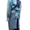 Isolation Gown Tronex Extra Large Blue Waterproof-7