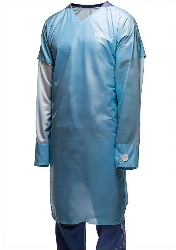 Isolation Gown Tronex Extra Large Blue Waterproof-5