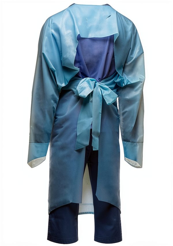 Isolation Gown Tronex Extra Large Blue Waterproof-8
