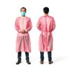 Pink Medical Isolation Gowns by PlastCare USA-1