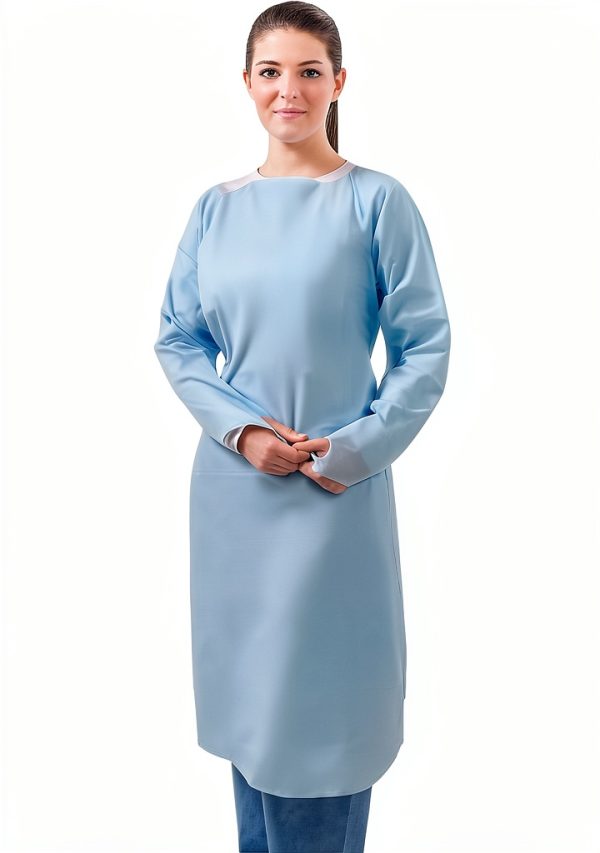 Isolation Gown Tronex Extra Large Blue Waterproof-0