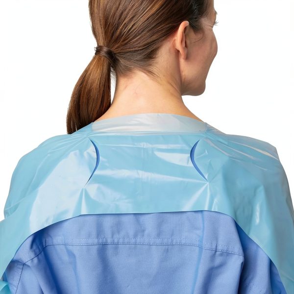 Isolation Gown Tronex Extra Large Blue Waterproof-3