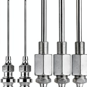 Grease Gun Needle Nozzle Kit 6pcs NQEUEPN Stainless Steel Injector Set-0