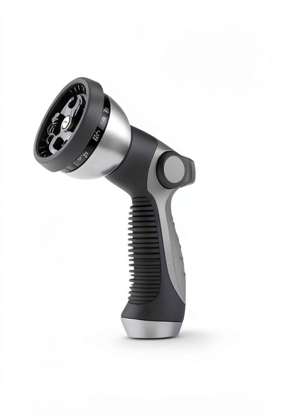 Hose Nozzle SEWANTA Duty Sprayer Silver with 10 Adjustable Patterns-4