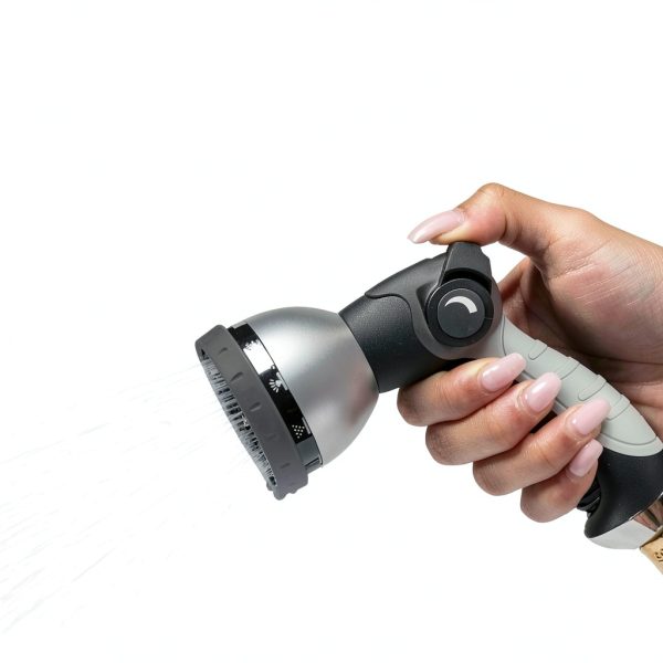 Hose Nozzle SEWANTA Duty Sprayer Silver with 10 Adjustable Patterns-3