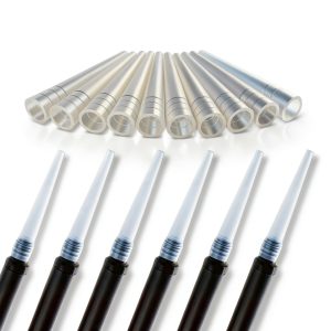 Spray foam gun nozzle Spraying foam gun accessories Reusable sealed small nozzles replacement expansion tool supplies for construction use（16 pieces of white transparent packaging）-0